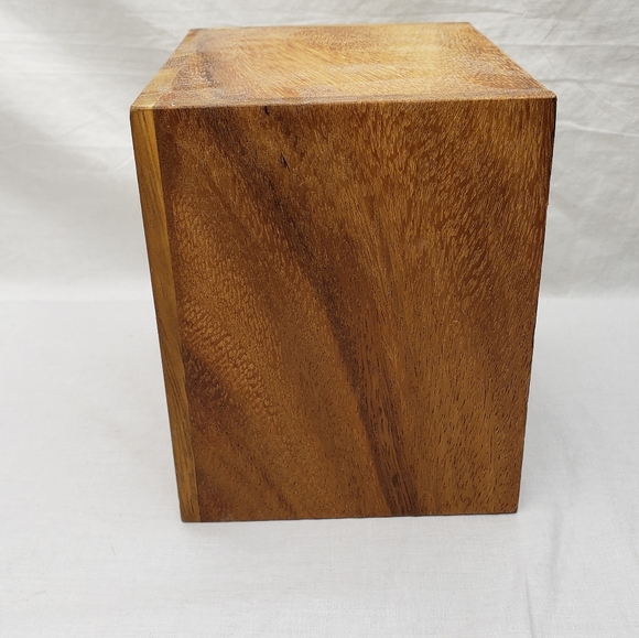 Small Vintage Brown Floral Vase and Shadow Box - Picture 3 of 12